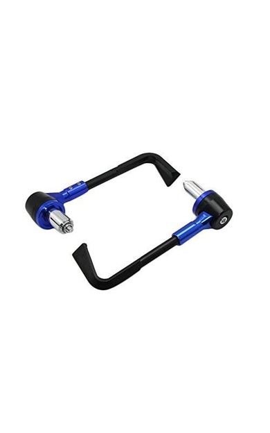 TEX T0038 Motosiklet Bisiklet Scooter Gidon Elcik Koruma Universal Alüminyum Manet Koruma Mavi