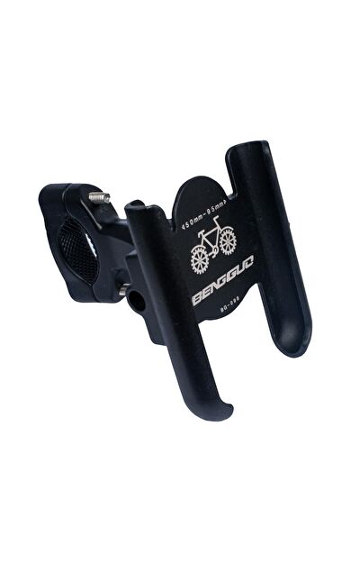 Bisiklet Motosiklet Telefon Tutucu XBYC 2084-9 ALUMİNYUM AYARLI BİSİKLET TELEFON TUTACAĞI SİYAH