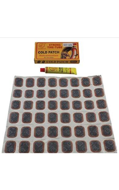 Thumbs Up 48'li soğuk bisiklet lastik yama / tamir kiti