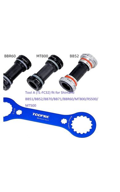 Orta Göbek Anahtarı - TOOPRE, TL-FC24, 39/46mm Hollowtech Orta Göbek Sökme Takma Aleti