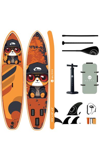 ULTTY Sup Paddle Board Seti (Şişme Paddle Board + Kürek + Pompa) Sup Board/Stand Up Paddle 320-81-15