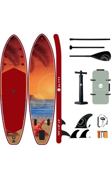 ULTTY Sup Paddle Board Seti (Şişme Paddle Board + Kürek + Pompa) Sup Board/Stand Up Paddle 320-81-15