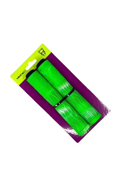 Vikingx Mtb Bmx Dirt jump Freeride Elcik Silikon Bisiklet Elcik 160 mm Bisiklet Elciği Yeşil Beyaz