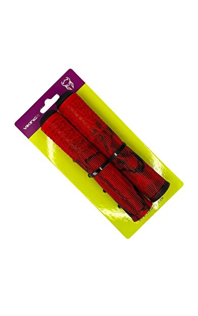 Vikingx Mtb Bmx Dirt jump Freeride Elcik Silikon Bisiklet Elcik 160 mm Bisiklet Elciği Siyah Kırmızı