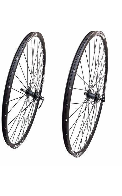 VONA 26 Jant Çift Kat Disk Fren Uyumlu Bisiklet Ön Arka Jant Seti 26 -  Siyah