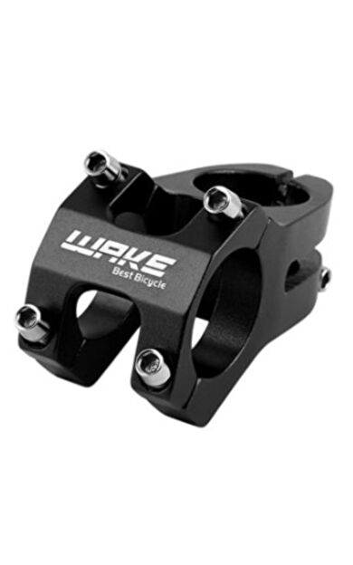 Wake Siyah Bisiklet Kısa Gidon Boğazı 40mm Bisiklet Yedek Parça Aksesuarı