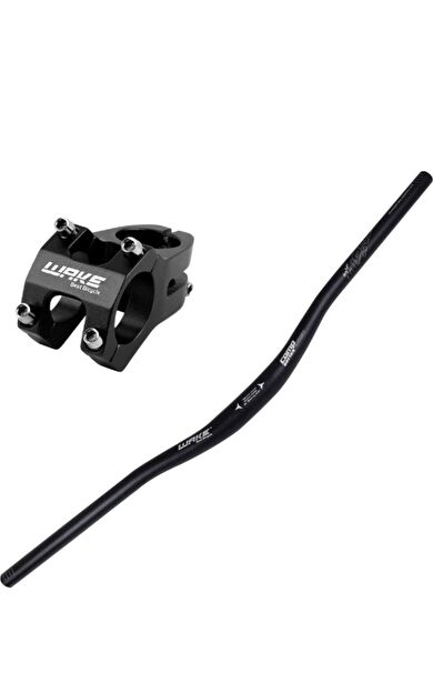 Wake 78cm Gidon+gidon Boğazı Takım (siyah) Waketakım renkli gidon