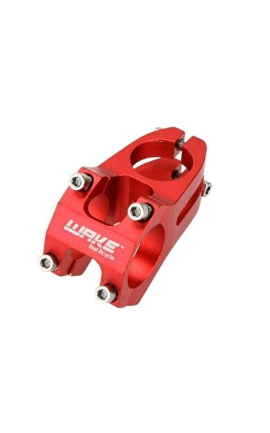Wake Alüminyum Kırmızı 31.8 45Mm Kısa Gidon Boğazı