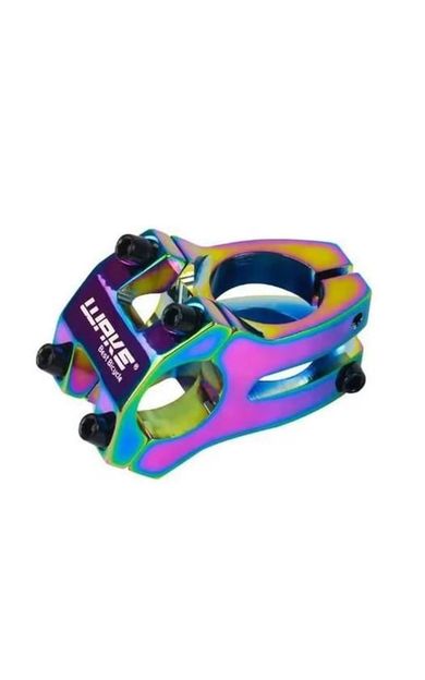 Wake Rainbow Bisiklet Kısa Gidon Boğazı 40mm Bisiklet Yedek Parça Aksesuarı WAKE RAİNBOW