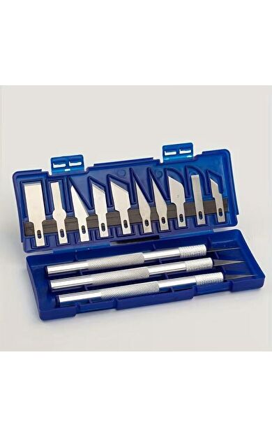 Wozniak NEŞTER Sanat Bıçağı13 Parça Oyma Bıçağı Seti Hassas Kesici Neşter Çakı Sanat Kağıt El Aracı