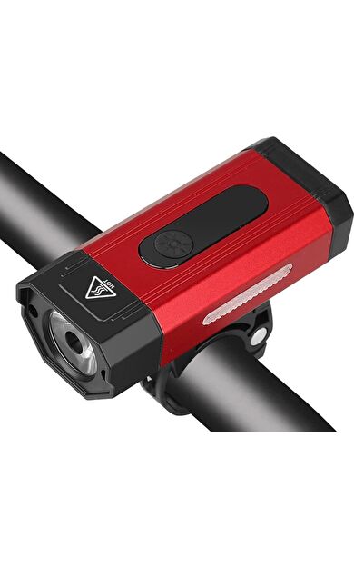 XBYC 6127 800 Lümen Bisiklet Ön Lamba Far Aydınlatma Usb Şarjlı Kırmızı