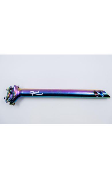 Raptor Sp-726 31.6 350mm Sele Borusu Bisiklet Koltuk Borusu Alüminyum Rainbow Sele Borusu Oil Slick