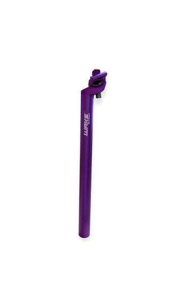 XBYC 679 Wake Sele Borusu 27.2mm çap x 35cm uzunluk Hafif Renkli Bisiklet Koltuk Borusu Mor Renk