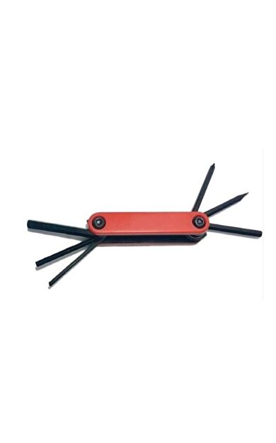 Xbyc 9619 6 Fonksiyonlu Katlanır Pratik Çakı Alyan Bisiklet Tamir Sökme Seti