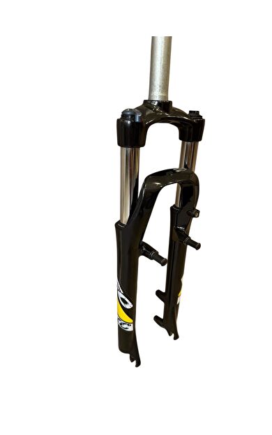 ZOOM M/LO 26" Jant Kilitli Bisiklet Maşası 1-1/8 QR Amortisörlü Maşa V-fren Disk Fren Uyumlu Siyah Sarı