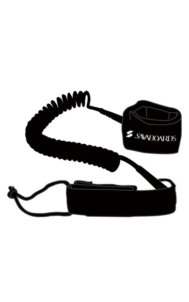SUP Paddle Board Leash – Ayak Bileği Güvenlik Bağı - Siyah