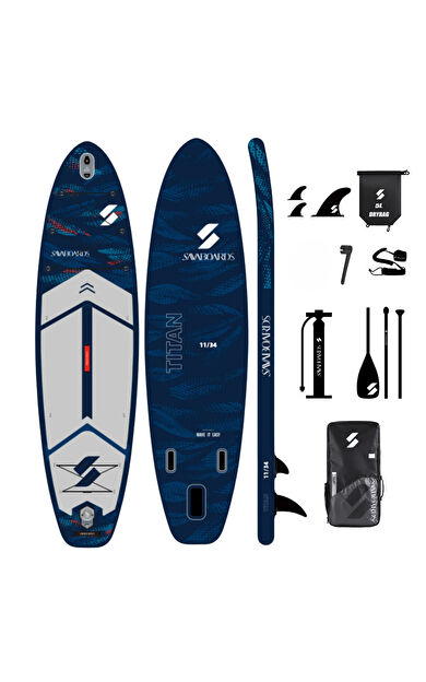 SavaBoards Titan Paddle Board Koyu Mavi