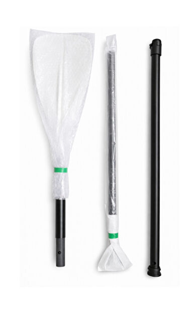 Fiber Glass SUP Küreği – Hafif Tek Taraflı Paddle Board Küreği (Beyaz / Turkuaz) - Beyaz