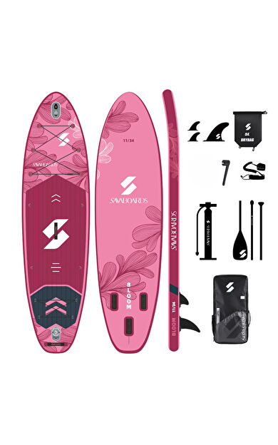 SavaBoards Bloom Paddle Board Pembe