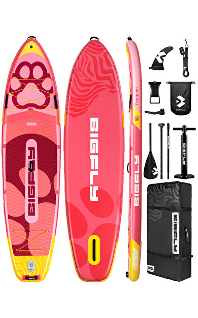 Family Pink Ultra Stabil Şişme Paddle Board SUP Seti 351x89x15 cm - Pembe