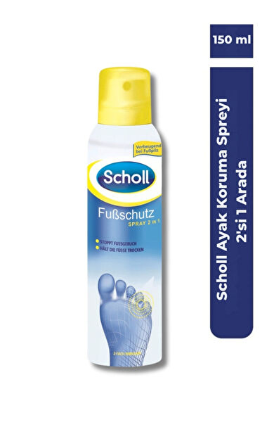 Scholl Ayak Koruma ve Koku Önleyici Sprey 2'si 1 Arada, 150 ml