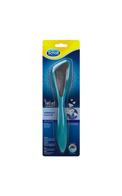 Scholl Velvet Smooth Çift Etkili Manuel Ayak Törpüsü