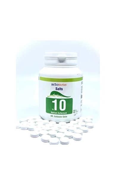 Schüssler Tuzları No10 NatriumSulfuricumD6-400 Tablet-SKT:07/2029