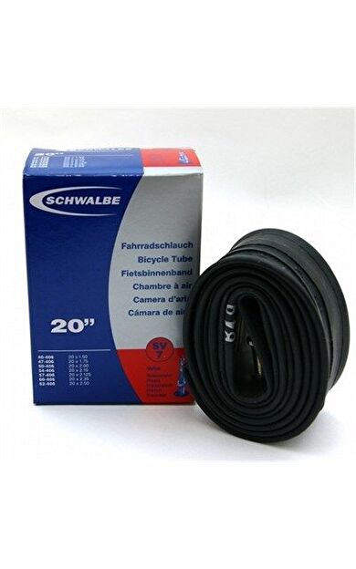 Schwalbe 20X1.50/2.50 İnce Sibop İç Lastik Sv7