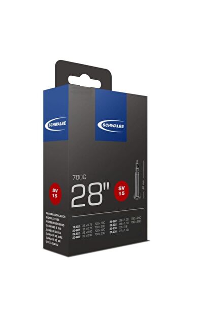 Schwalbe Sv15 28" 40Mm İnce Sibop İç Lastik 28 Jant Şehir Bisikleti İç Lastiği 700x28c iç lastik
