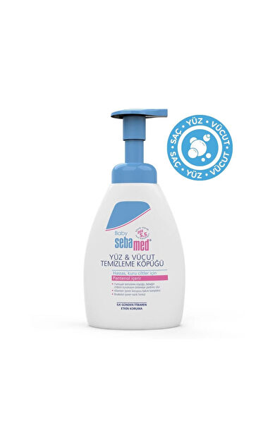 Sebamed Baby Yüz & Vücut Temizleme Köpüğü 400 ml