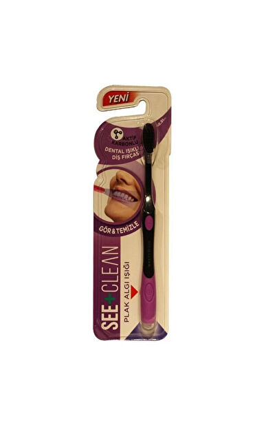 See Clean Plak Algılayıcı Diş Fırçası - Mor