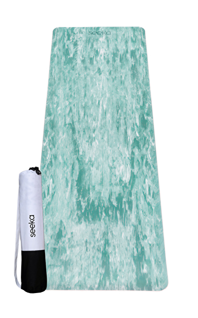 Seeka Marble Yoga Matı - Yeşil