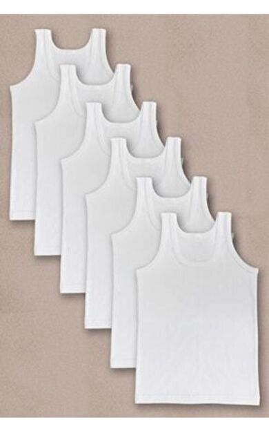 Seher Yıldızı Pamuklu Erkek Çocuk Atlet 12 Adet