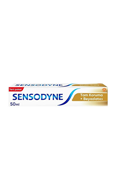Sensodyne Tam Koruma ve Beyazlatıcı Diş Macunu 50 ml