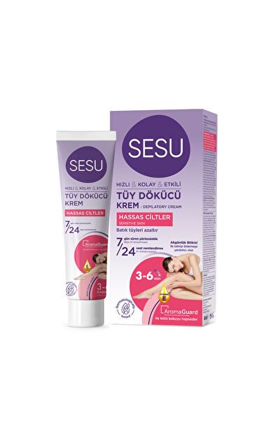 Sesu Tüy Dökücü Krem Hassas Ciltler 40 Ml