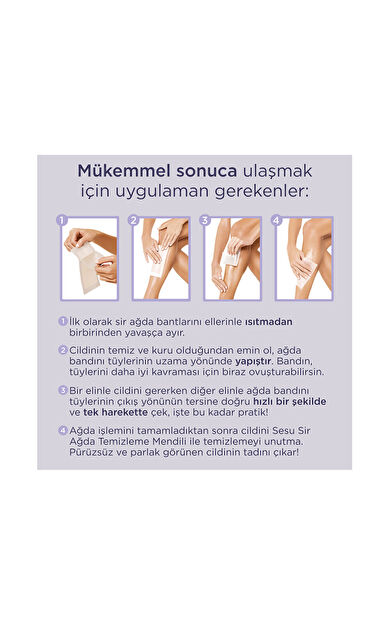 Sesu Soft Yulaf Ağda Bandı 32'Li