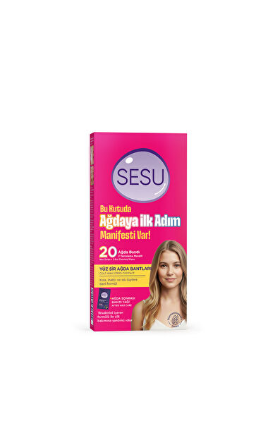 Sesu İlk Adım Yüz Sir Ağda Bandı 20'Li