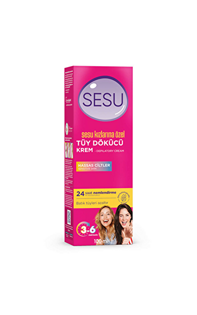 Sesu Tüy Dökücü Krem 100 ml