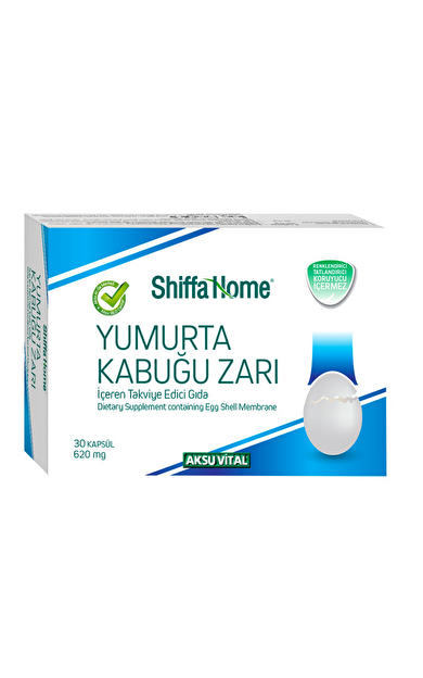 SHİFFA HOME Yumurta Kabuğu Zarı Hapı 30 Kapsül