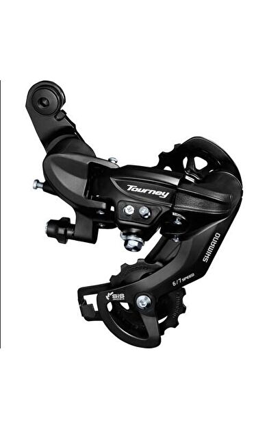 Shimano Arka Vites Tourney RD-TY300 6-7S Siyah ÜCRETSİZ KARGO