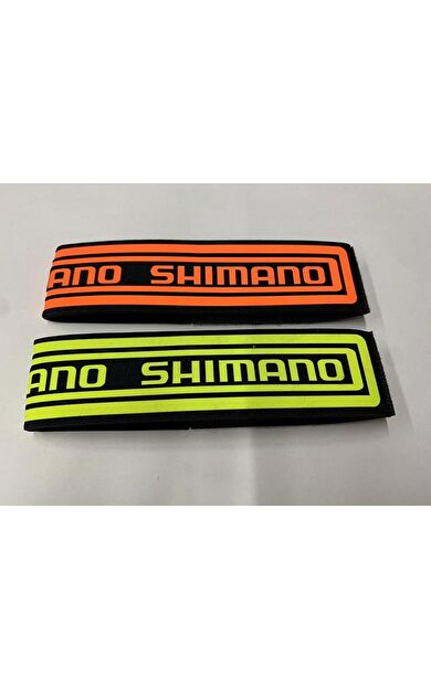 Shimano Reflektörlü Bisiklet Paça Bandı Tutuncu - Fosforlu Sarı
