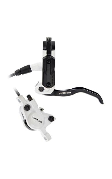 Shimano BL-M505 Bisiklet Ön Fren Takımı Hidrolik Disk Fren Sol Takım Beyaz Kaliper+Balata Dahil