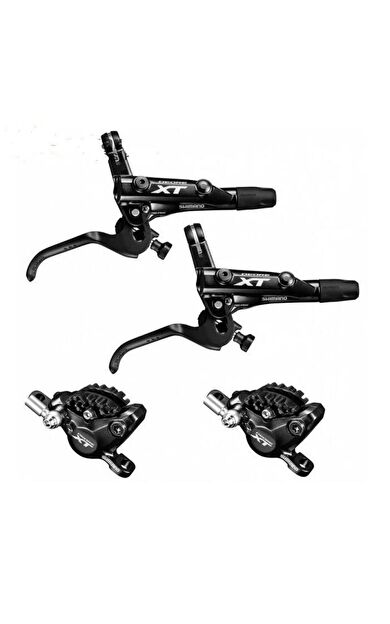 Shimano Deore XT M8100 Ön+Arka Hidrolik Fren Takımı Soğutucu Balatalı Ön Arka Set Fren Takımı