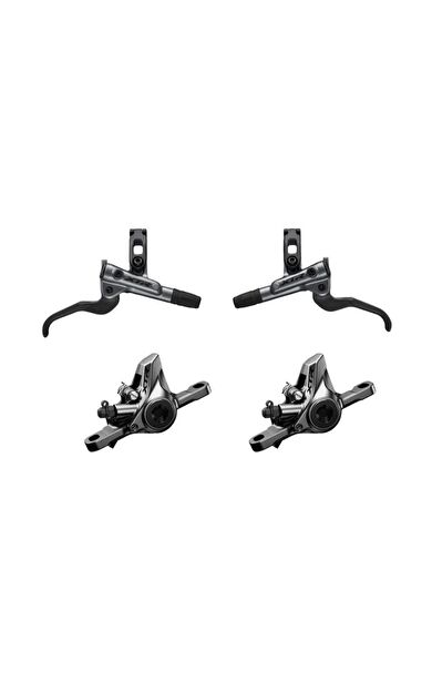 Shimano XTR M9100 Karbon Kollu Ön+Arka Hidrolik Fren Takımı Ön Arka Fren Takımı Titanium Balatalı
