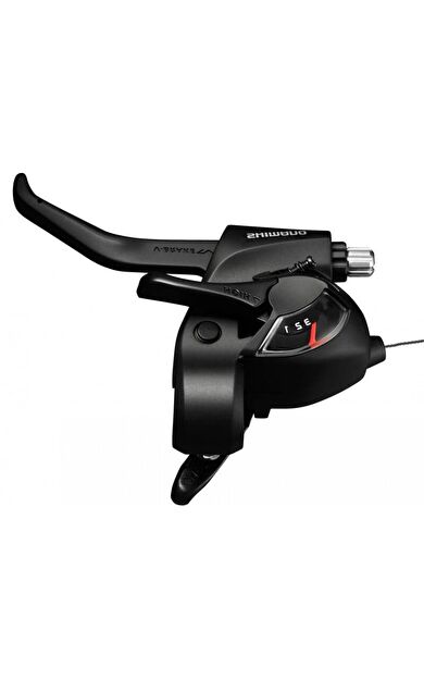 Shimano Tourney Stef41L 3S SOL Vites Fren Kolu Siyah