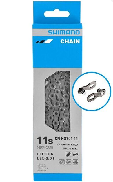 Shimano Deore xt-ultegra Zincir CN-HG701 11 Vites HG-X11 E-Bıke Rated Quıck-Link 116 Bakla