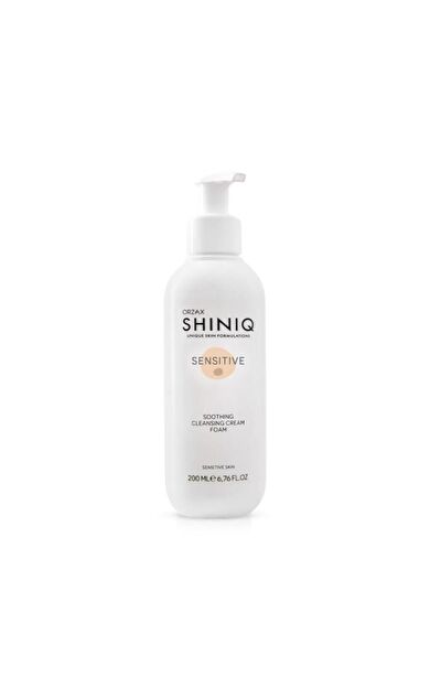Orzax Shiniq Sensitive Soothing Cleansing Cream Foam 200 Ml- SKT: 07/2028