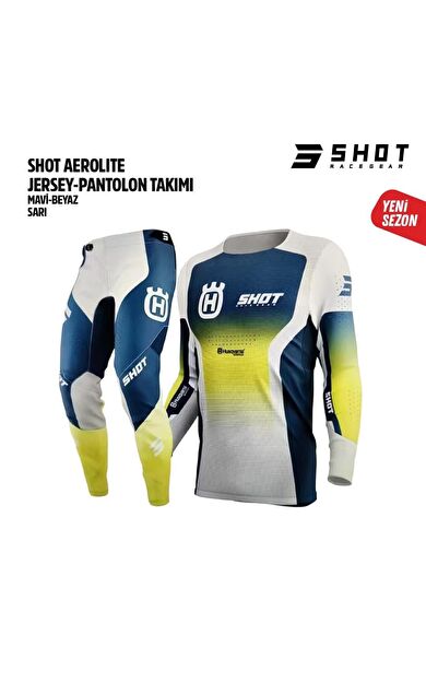 Shot Mavi Gri Jersey Pantolon Takımı