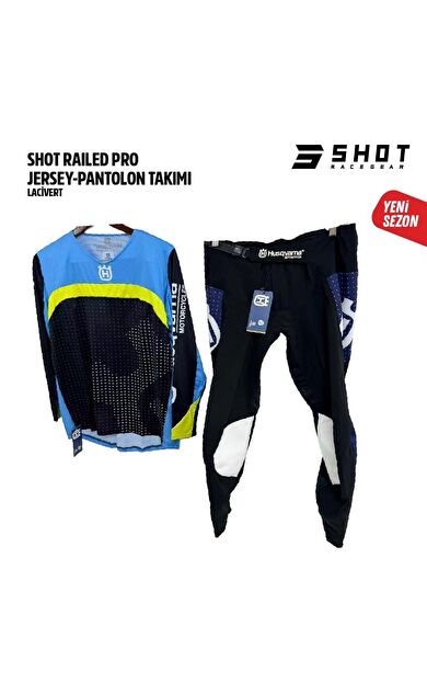 Shot Turkuaz Sarı Jersey Pantolon Takımı