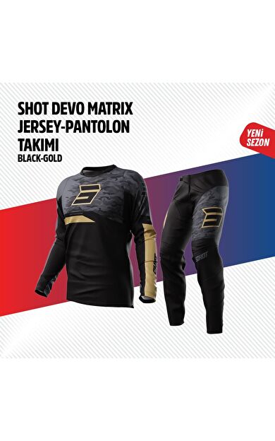 Shot Siyah Gri Jersey Pantolon Takımı